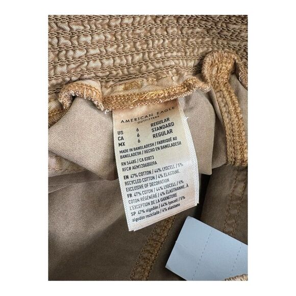 NWT American eagle brown AE High-Waisted Jegging Jogger size 6 - Picture 8 of 8